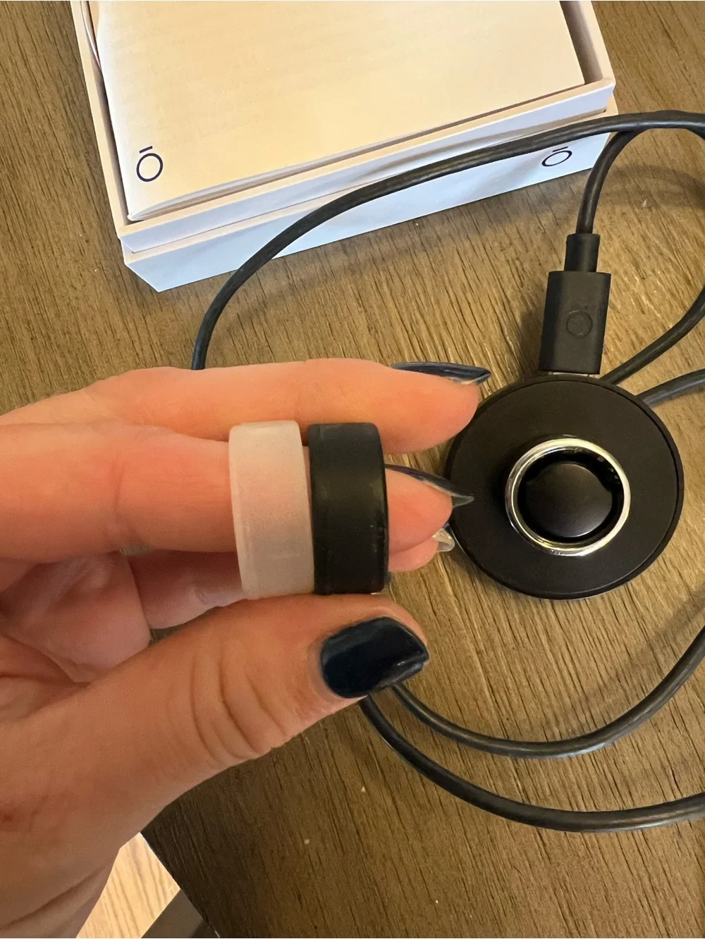 Oura Ring Gen 3 Horizon Silver-Size 8